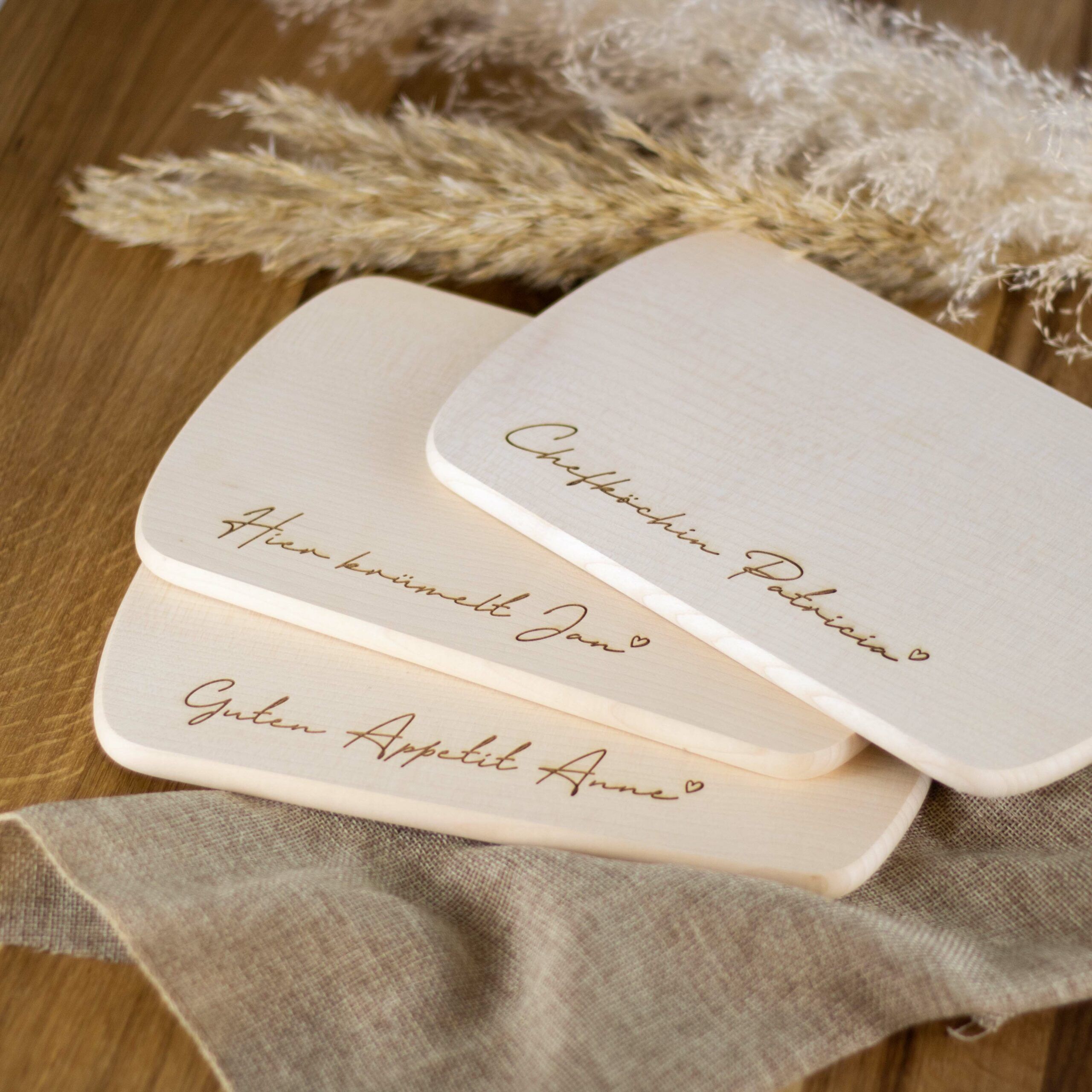 Vesperbrettchen mit Personalisierung