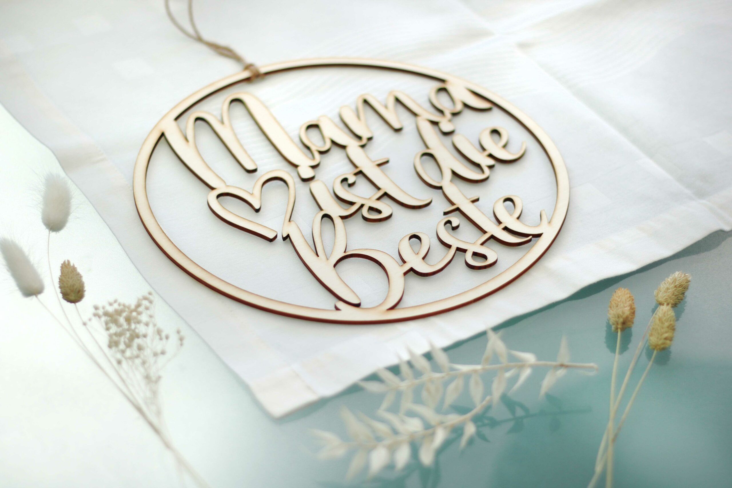 Holzkranz Muttertag – Bild 2