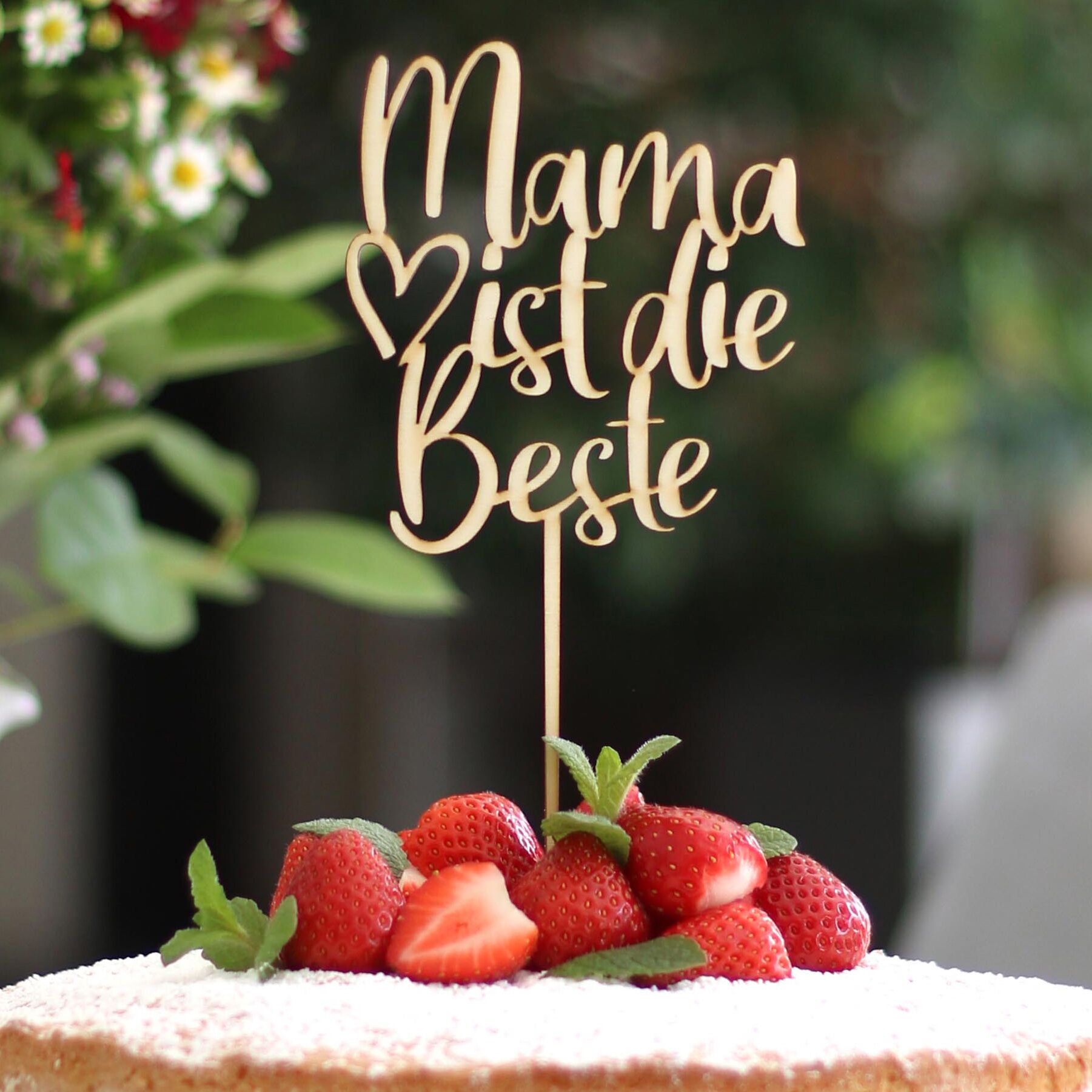 Cake-Topper Muttertag