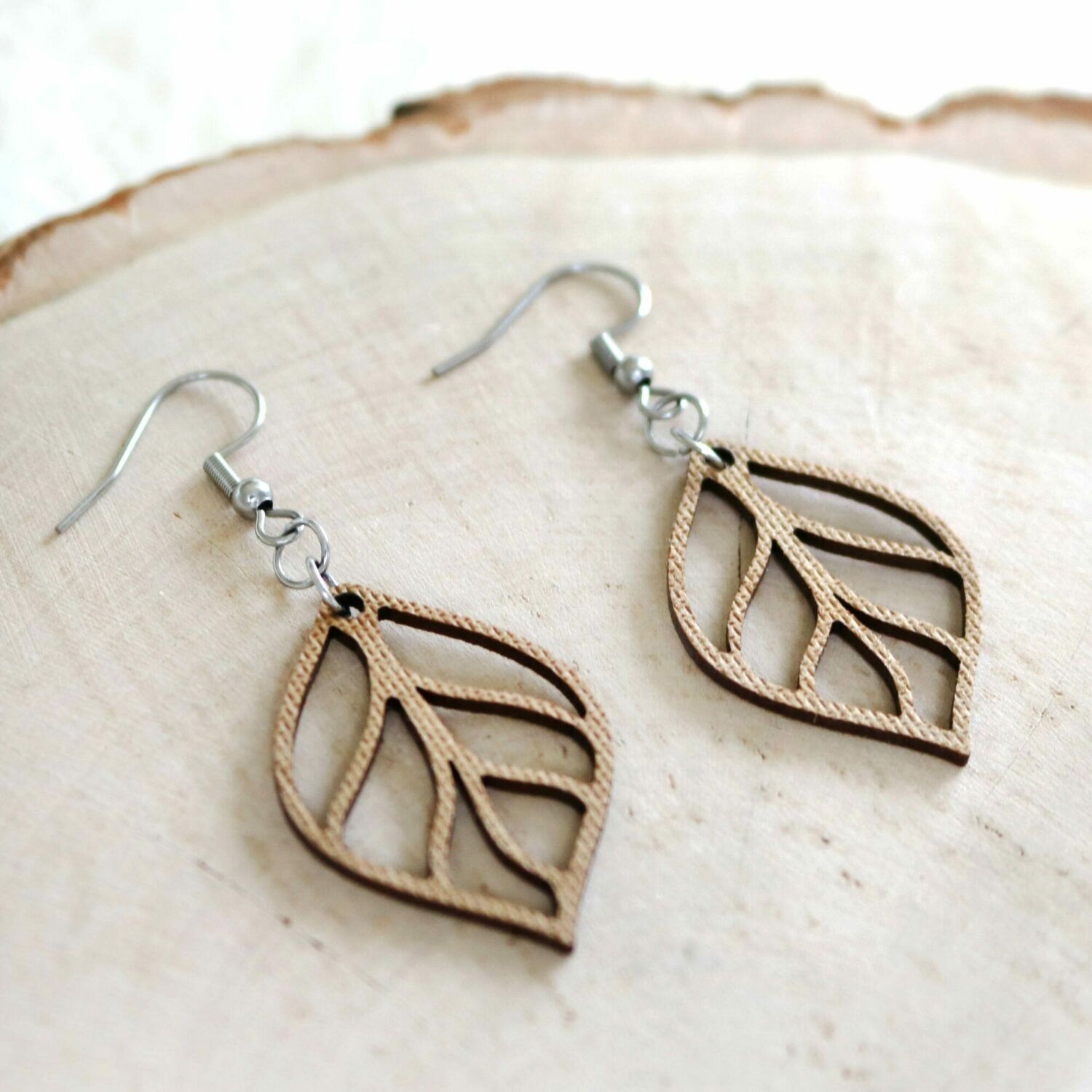 Ohrringe aus Kraftplex