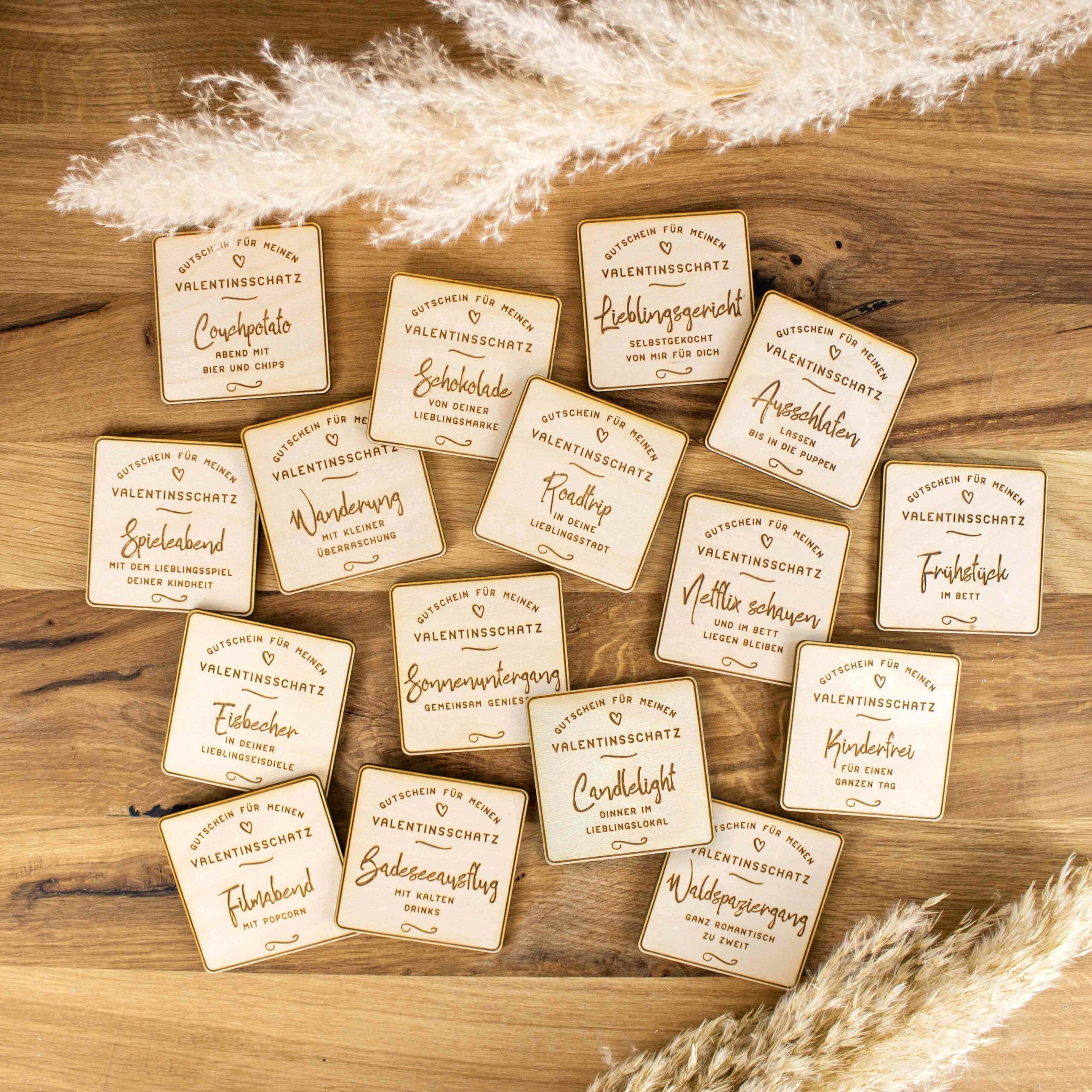 Gutscheine "Valentinsschatz"