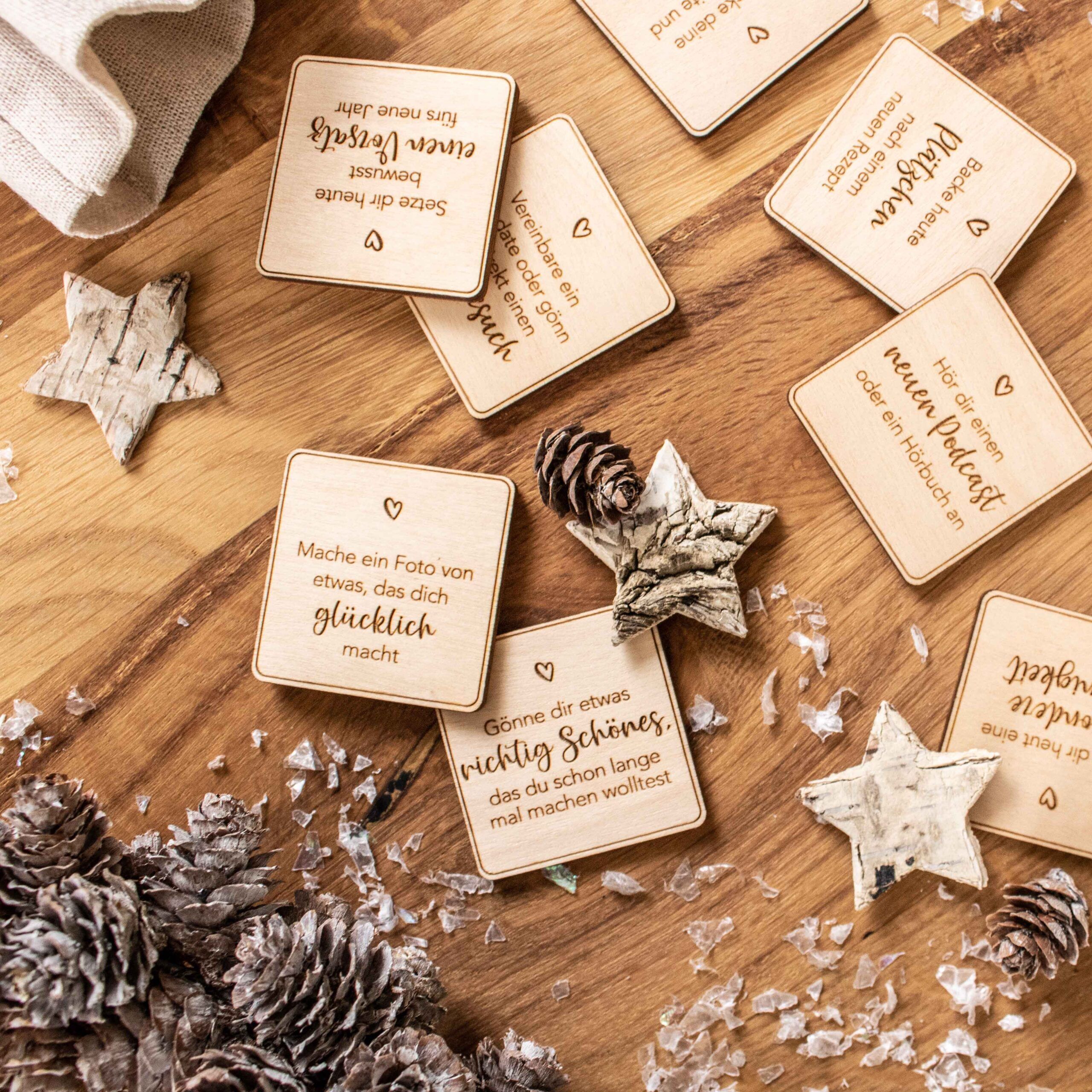 me Time Adventskalender aus Holz