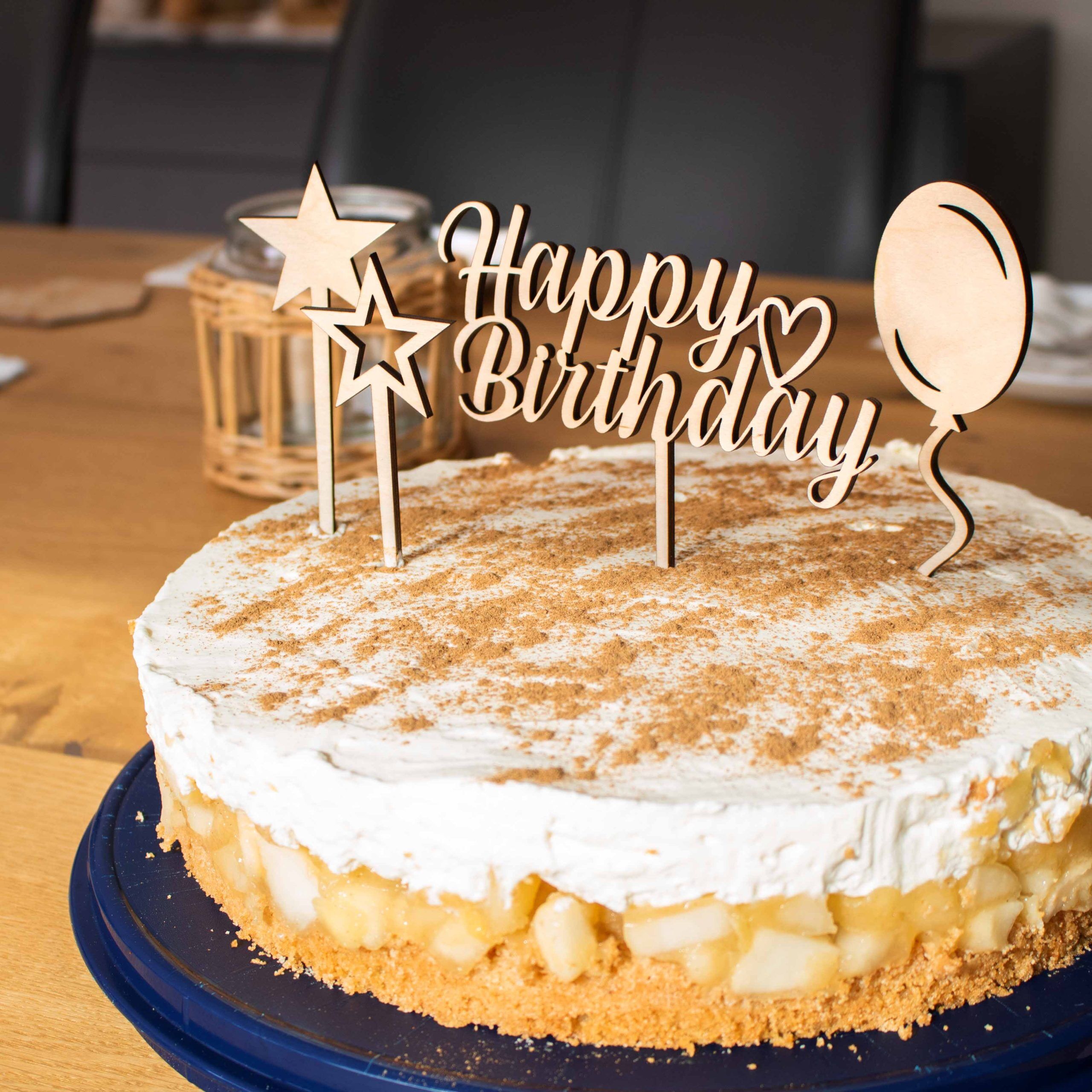 Cake Topper Set 4-teilig "Happy Birthday" – Bild 2