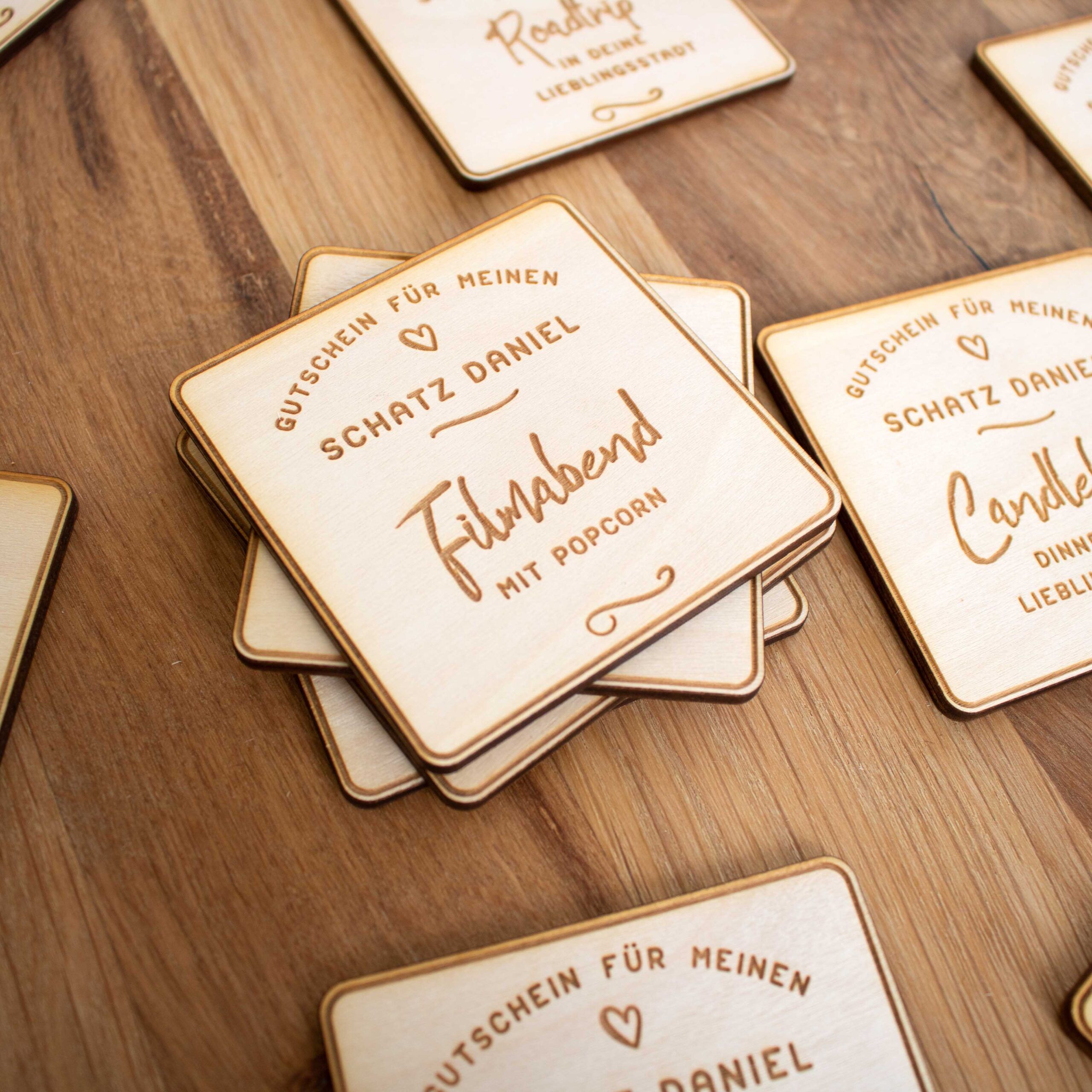 Gutscheine "Mein Schatz" mit Namen – Bild 4