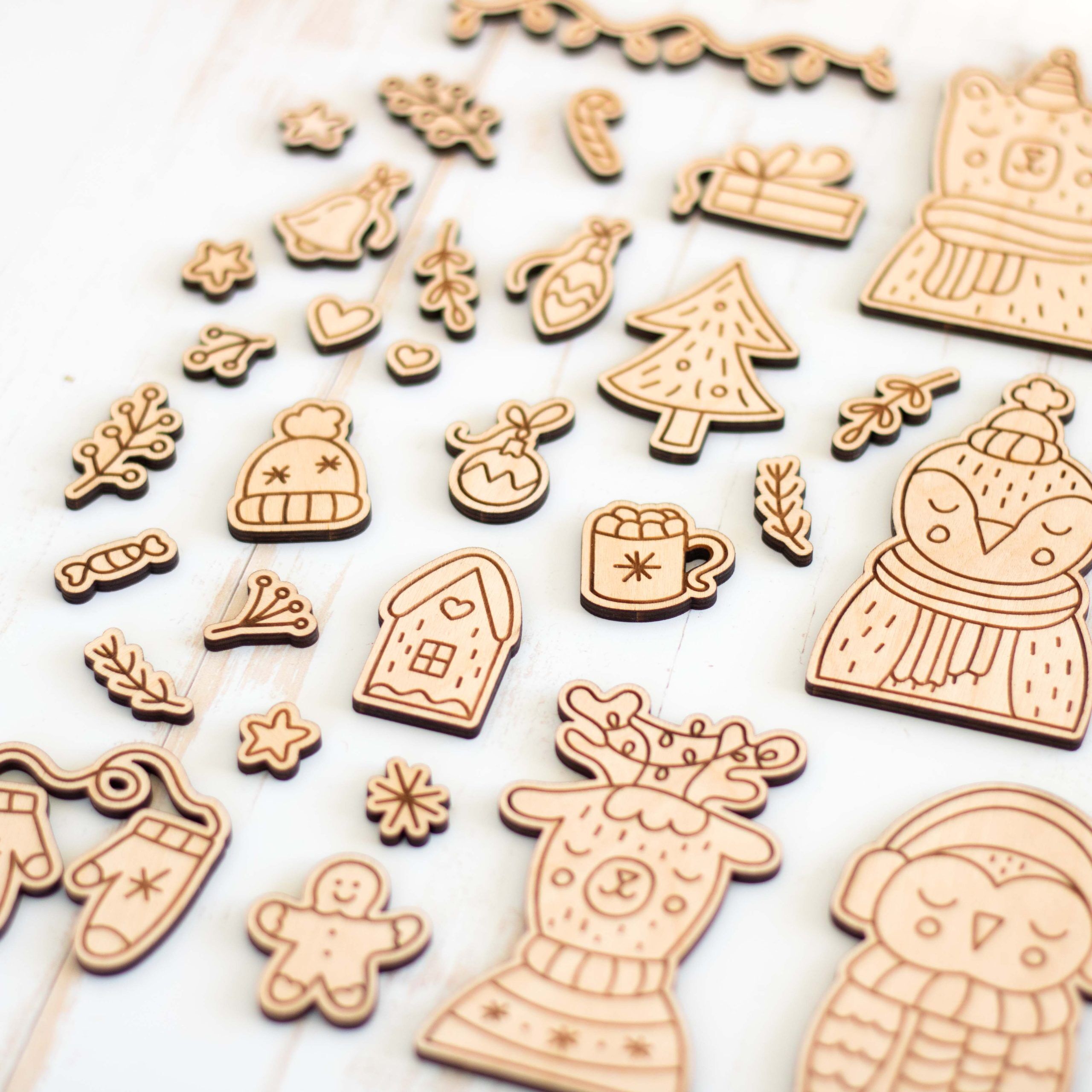 Set Wintertiere Streuteile – Bild 3