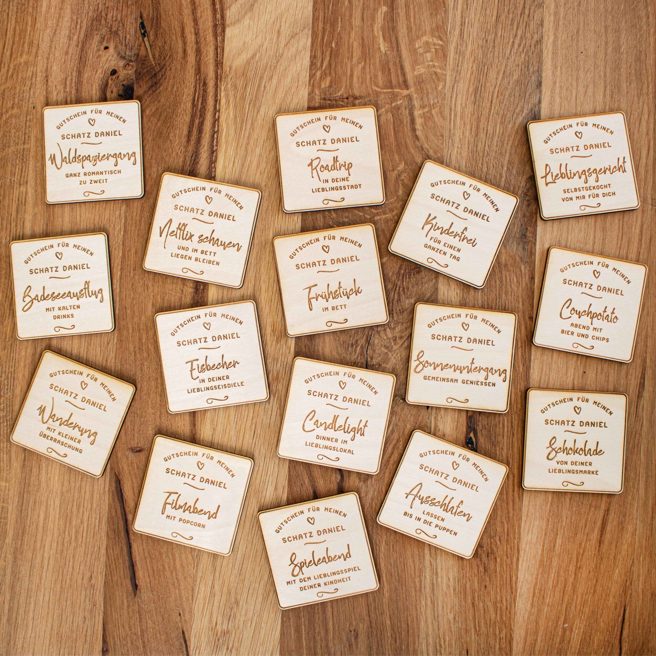 Gutscheinkarten personalisiert